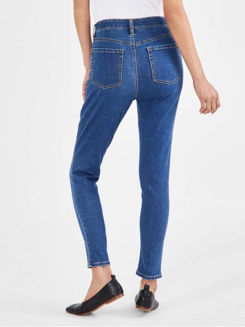 BNWT STYLE & CO. SHORT CURVY SKINNY MID-RISE SLIMMING POCKET JEANS IN SIZE 12S - Picture 3 of 16